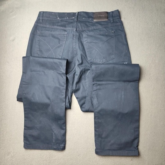 BRAX Pants Mens 32x34 Blue BX Cooper Fancy Regular Fit Perma Blue Stretch Twill - Picture 7 of 15